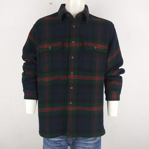 GAP plaid blue long sleeve thick men's flannel